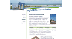 Desktop Screenshot of ferienwohnungen-dimmers.de